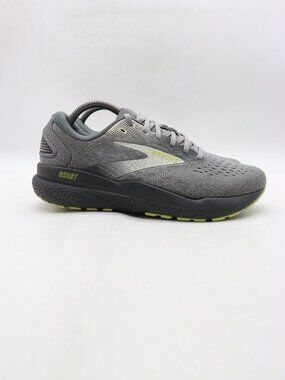 Brooks Ghost 16 Men's Size 9 Gray Black Athletic Running Walking Shoes Sneakers